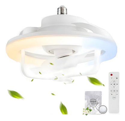 💡❄️ FOCO VENTILADOR 3 EN 1 CON AROMATIZADOR